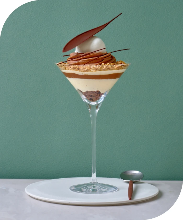 チョコレートのパフェ