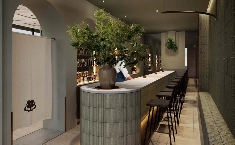 Parfait Bar nebi の店内